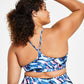 IDEOLOGY Womens sports IDEOLOGY -  Plus Size Brushstroke-Print Low-Impact Sports Bra