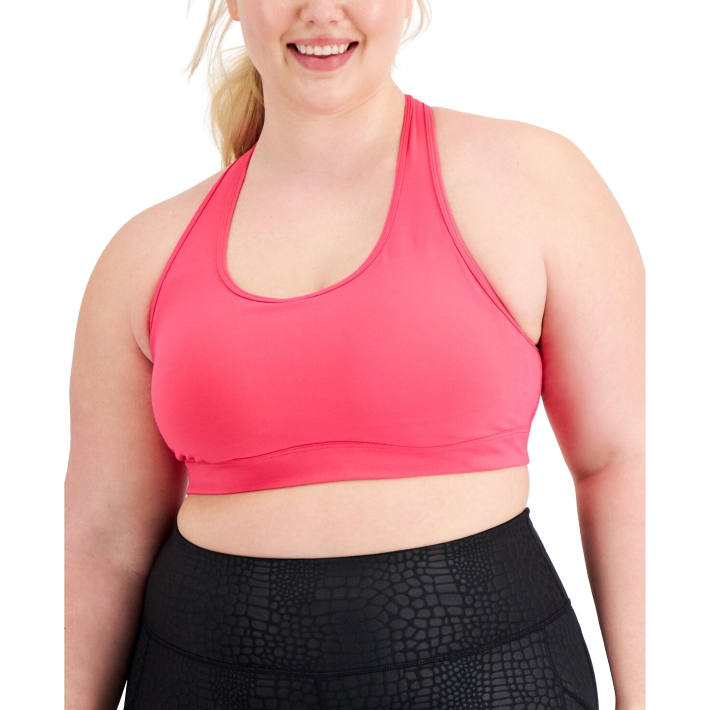 IDEOLOGY Womens sports XXXL / Pink IDEOLOGY -  Plus Size Medium Impact Sports Bra