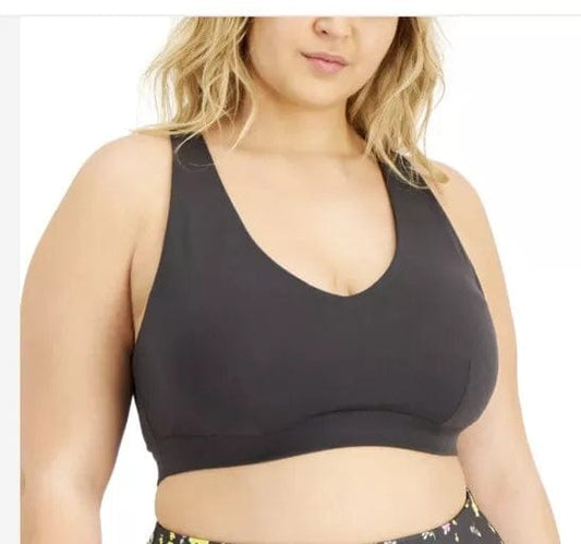 IDEOLOGY Womens sports XXXL / Grey IDEOLOGY -  Plus Size Medium Impact Sports Bra