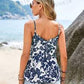 SHEIN - Floral Printed V neck Tank Top