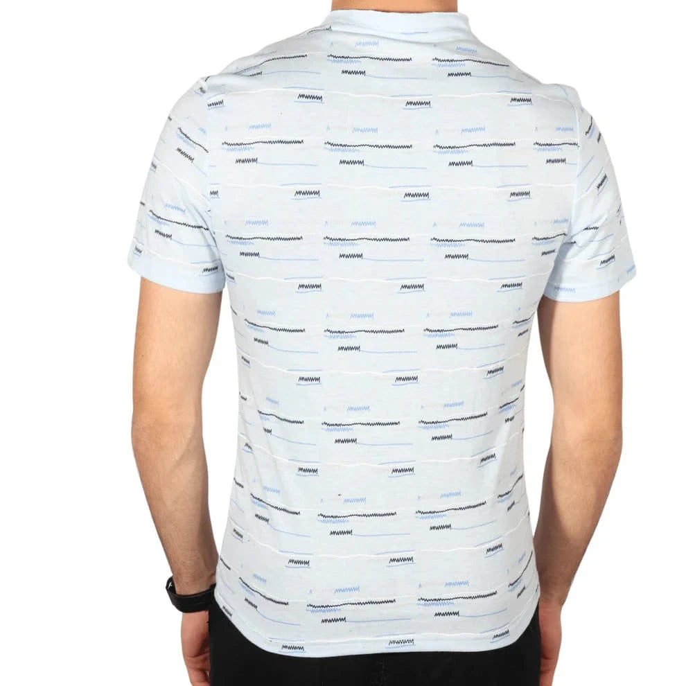 INC INTERNATIONAL CONCEPTS Mens Tops INC -  Embroidered Stripe V-Neck T-Shirt