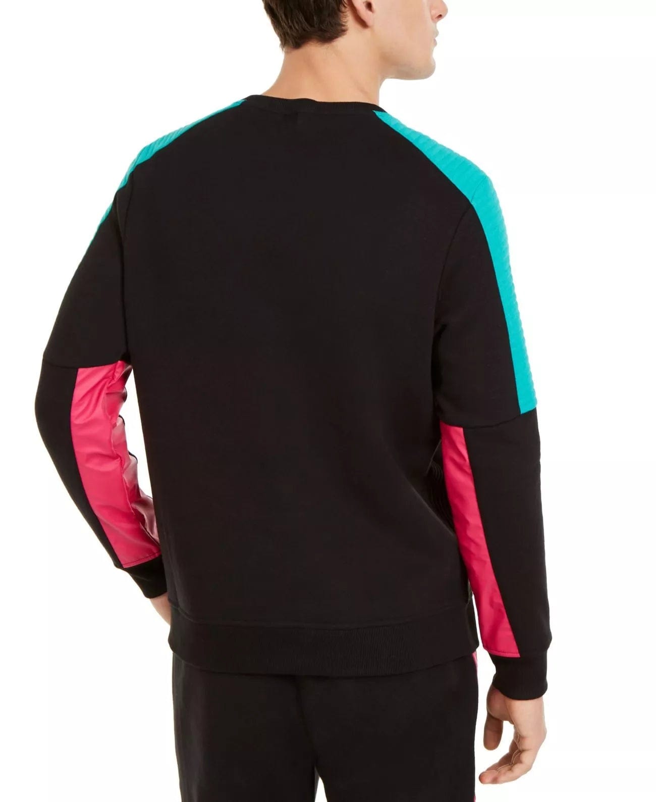 INC INTERNATIONAL CONCEPTS Mens Tops M / Multi-Color INC - Metallic Pocket Colorblock Sweatshirt