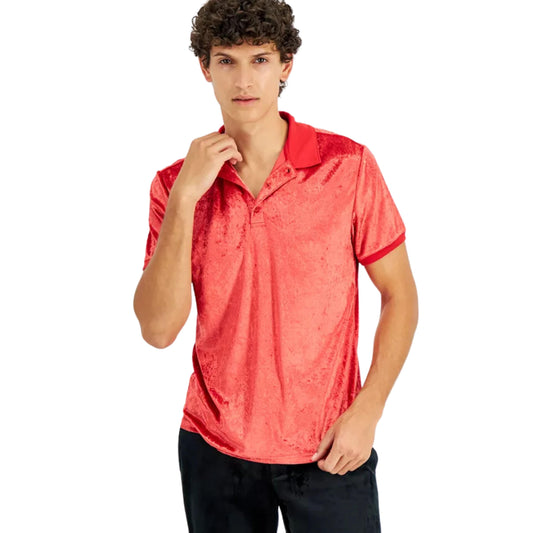 INC INTERNATIONAL CONCEPTS Mens Tops INC - Velour Polo T-Shirt