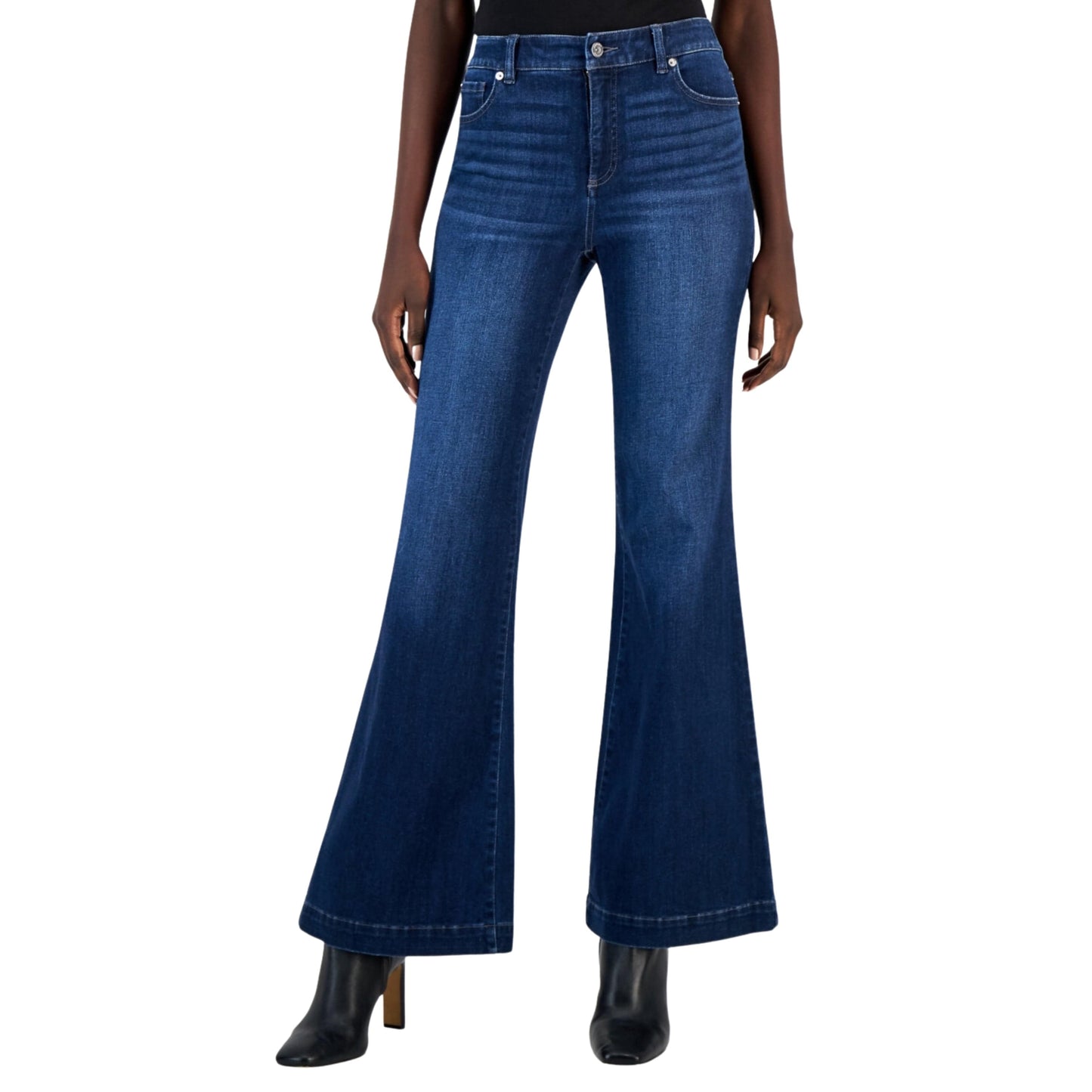 INC INTERNATIONAL CONCEPTS Womens Bottoms INC -  High-Rise Wide-Leg Jeans