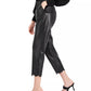 INC INTERNATIONAL CONCEPTS Womens Bottoms S / Black INC - High-Waist Faux-Leather Pants