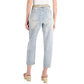 INC INTERNATIONAL CONCEPTS Womens Bottoms INC - Ripped High-Rise Straight-Leg Jeans