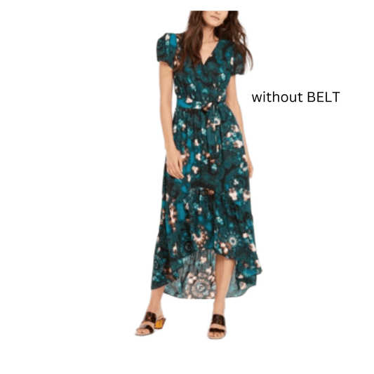 INC INTERNATIONAL CONCEPTS Womens Dress M / Multi-Color INC INTERNATIONAL CONCEPTS - Printed Short Sleeve Dress