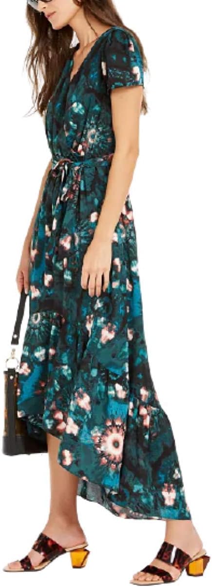 INC INTERNATIONAL CONCEPTS Womens Dress M / Multi-Color INC INTERNATIONAL CONCEPTS - Printed Short Sleeve Dress