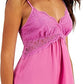 INC INTERNATIONAL CONCEPTS Womens Pajama INC - Lace & Chiffon Chemise Nightgown