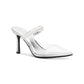 INC INTERNATIONAL CONCEPTS Womens Shoes 40.5 / Transparent INC INTERNATIONAL CONCEPTS -  Embellished Cindy Pointy Toe Stiletto Dress Heeled Mules Shoes