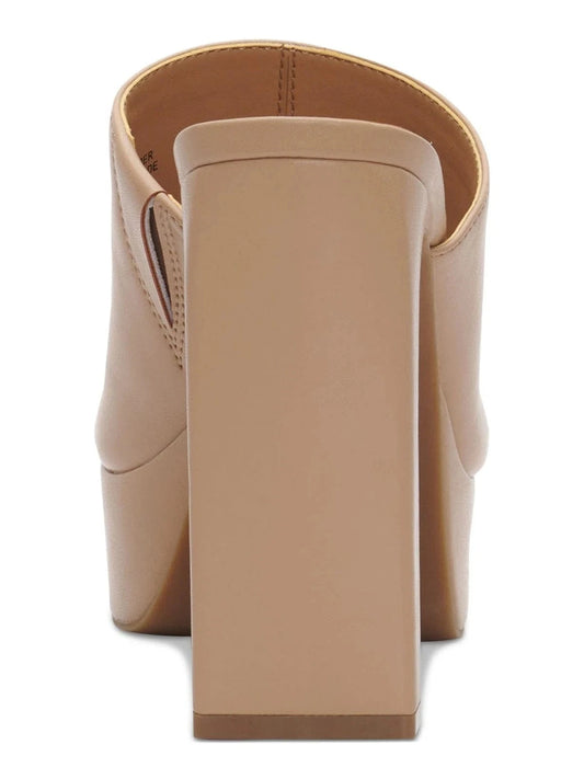 INC INTERNATIONAL CONCEPTS Womens Shoes 42.5 / Beige INC INTERNATIONAL CONCEPTS -  Open Toe Slip on Platform Heel Sandal
