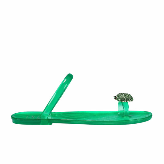INC INTERNATIONAL CONCEPTS Womens Shoes 40 / Green INC -  Toe Ring Apple Detail Round Toe Slip on Slipper