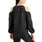 INC INTERNATIONAL CONCEPTS Womens Tops XS / Black INC - Cold Shoulder Top