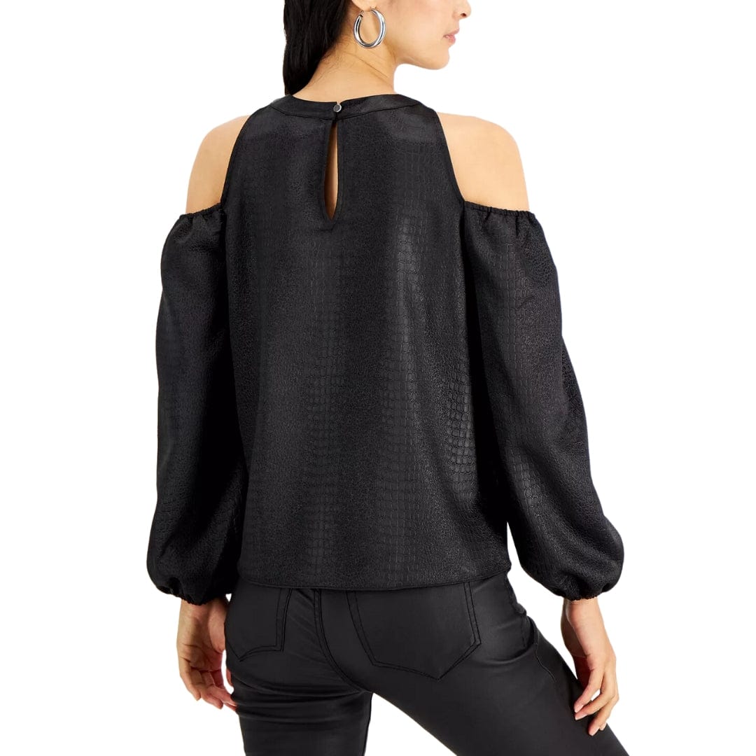 INC INTERNATIONAL CONCEPTS Womens Tops XS / Black INC - Cold Shoulder Top