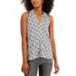 INC INTERNATIONAL CONCEPTS Womens Tops XS / Multi-Color INC - Floral Printed Halter Top