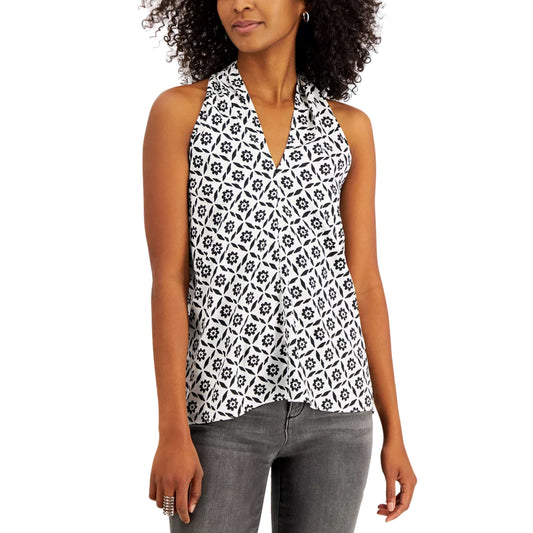 INC INTERNATIONAL CONCEPTS Womens Tops XS / Multi-Color INC - Floral Printed Halter Top