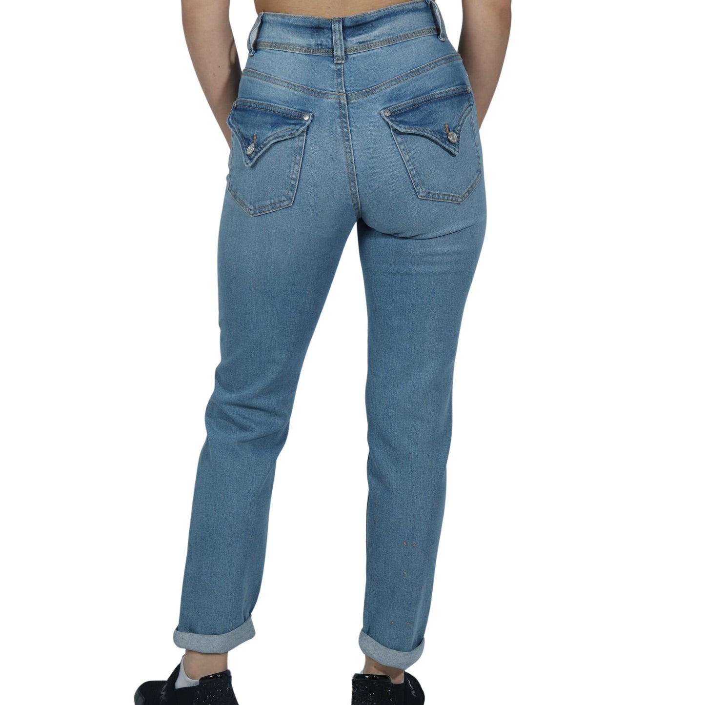 INDIGO REIN Womens Bottoms XS / Blue INDIGO REIN - Ripped Jeans