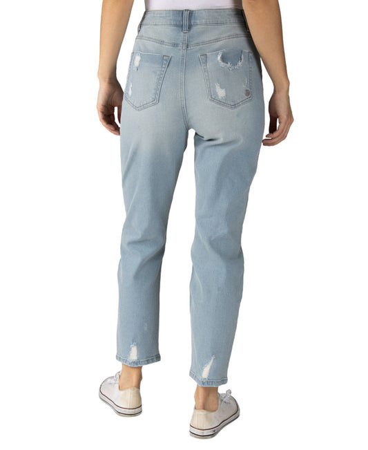 INDIGO REIN Womens Bottoms INDIGO REIN - Stretch Mom Jeans