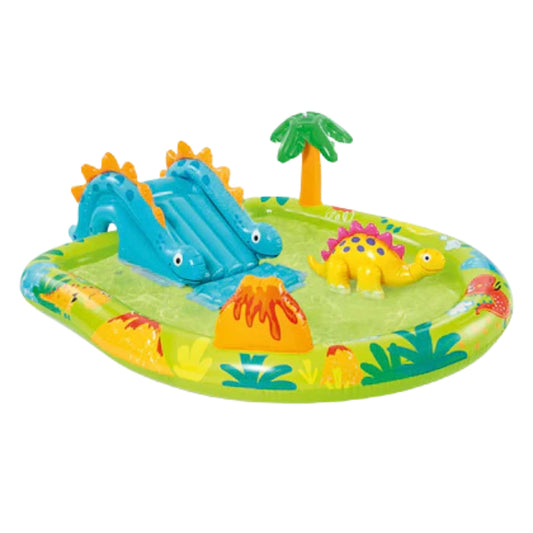 INTEX Pools & Water Toys Multi-Color INTEX - Little Dino Inflatable Play Center with Slide