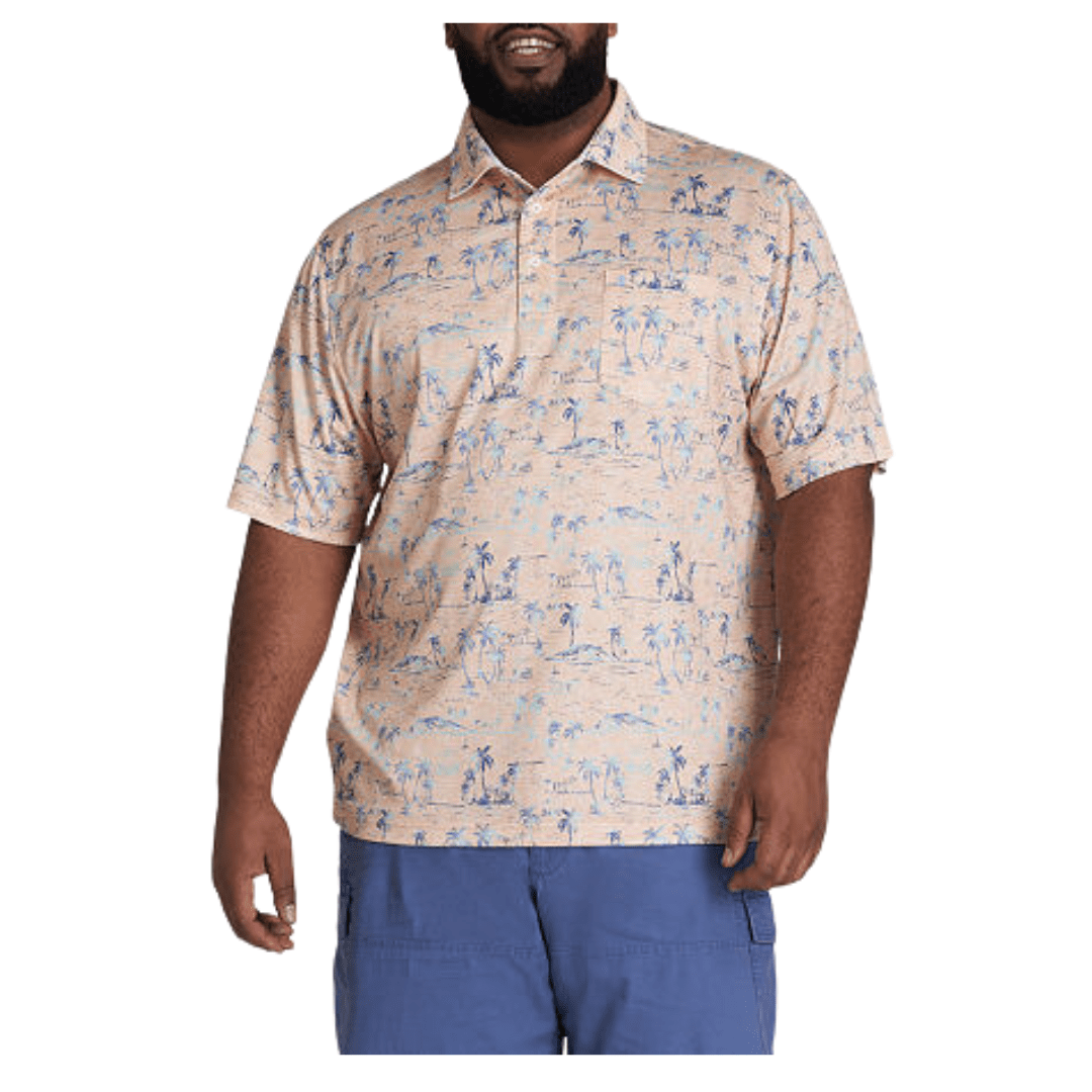 IZOD Mens Bottoms L / Multi-Color IZOD -  Classic Fit Short Sleeve Pocket Polo Shirt