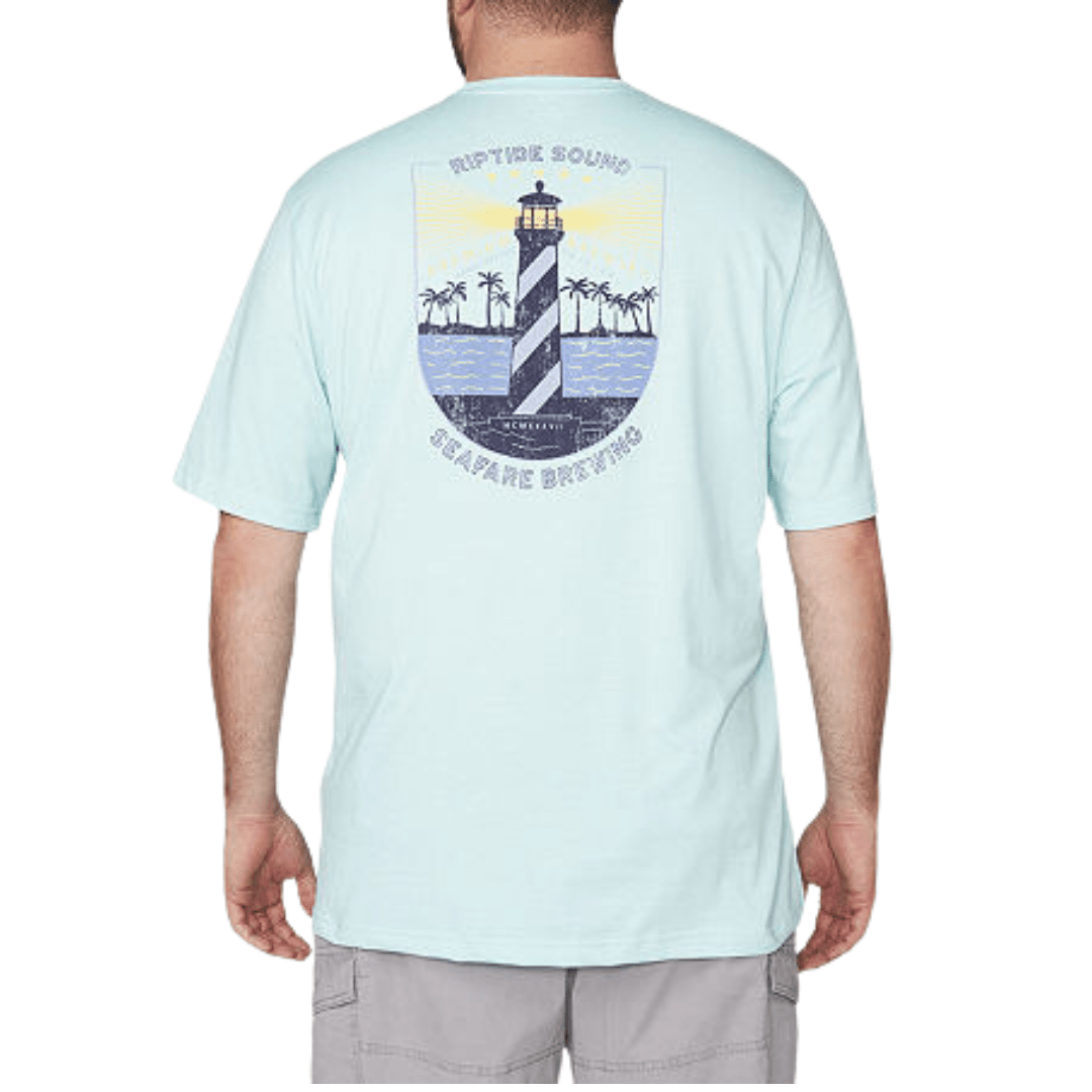 IZOD Mens Tops Tall XL / Blue IZOD - Big & Tall Saltwater Short Sleeve Graphic T-Shirt