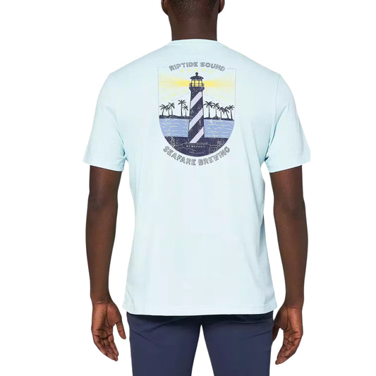 IZOD Mens Tops Tall XL / Blue IZOD - Big & Tall Saltwater Short Sleeve Graphic T-Shirt