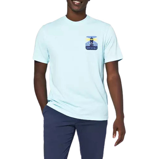 IZOD Mens Tops Tall XL / Blue IZOD - Big & Tall Saltwater Short Sleeve Graphic T-Shirt