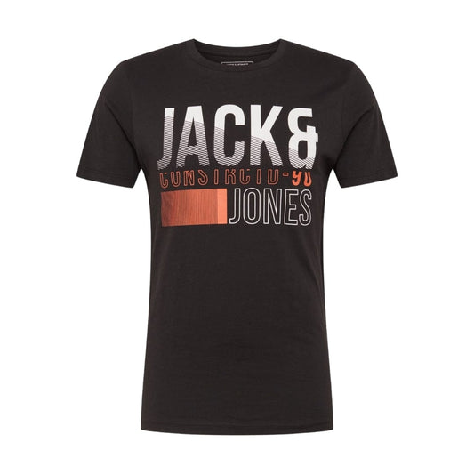 JACK & JONES M / Black JACK & JONES - Graphic Top