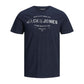JACK & JONES S / Navy JACK & JONES - Short Sleeve O Neck T-shirt