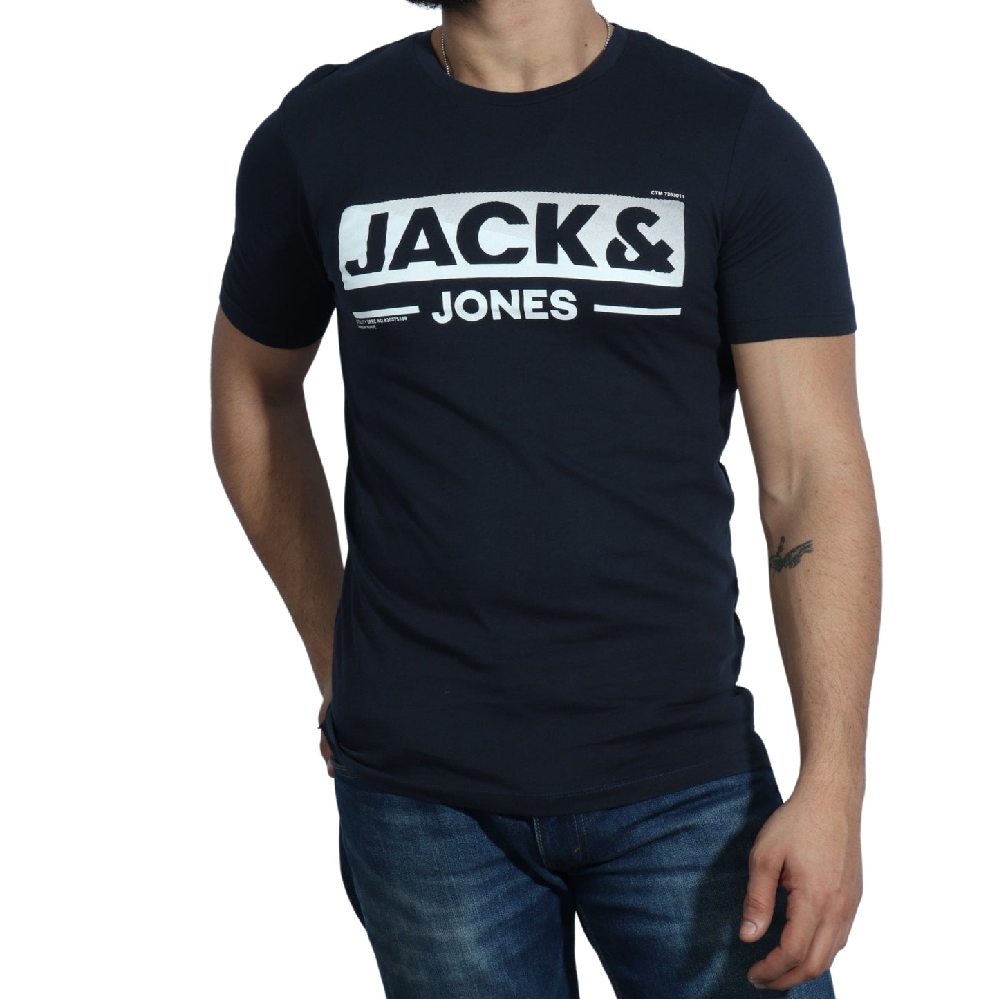 JACK & JONES Mens Tops S / Navy JACK & JONES - Casual Top