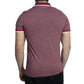 JACK & JONES Mens Tops S / Burgundy JACK & JONES - Collar Neck T-shirt