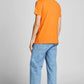 JACK & JONES Mens Tops M / Orange JACK & JONES - Crew Neck T-Shirt