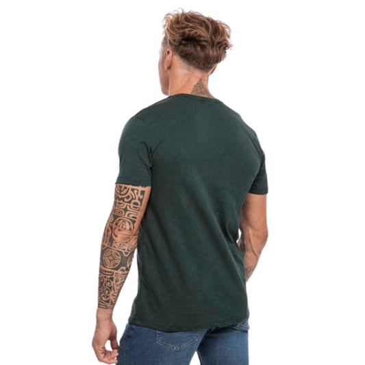 JACK & JONES Mens Tops M / Green JACK & JONES - Crew Neck T-Shirt