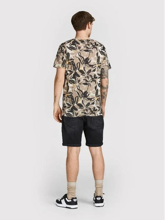 JACK & JONES Mens Tops S / Multi-Color JACK & JONES - Crew Neck T-Shirt