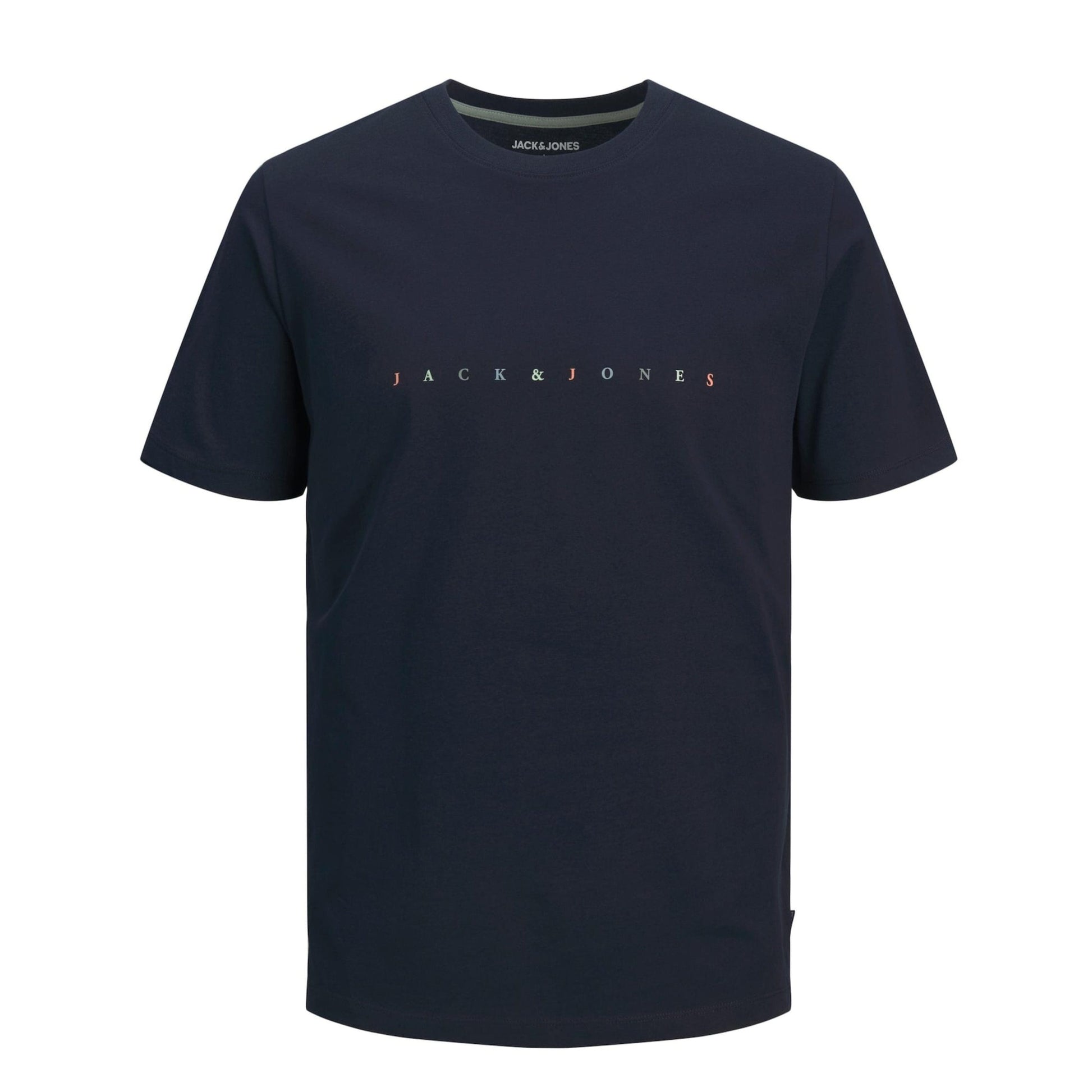 JACK & JONES Mens Tops M / Navy JACK & JONES -  Font Tee Shirt