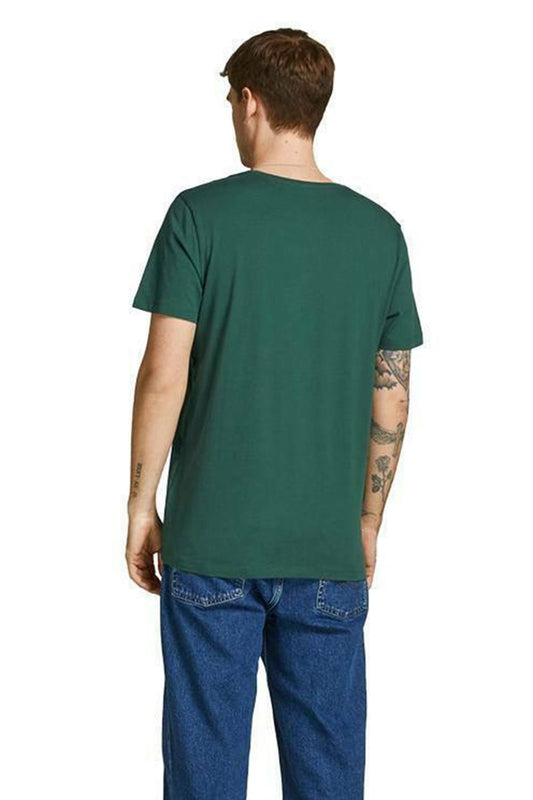 JACK & JONES Mens Tops S / Green JACK & JONES - Front Logo T-Shirt