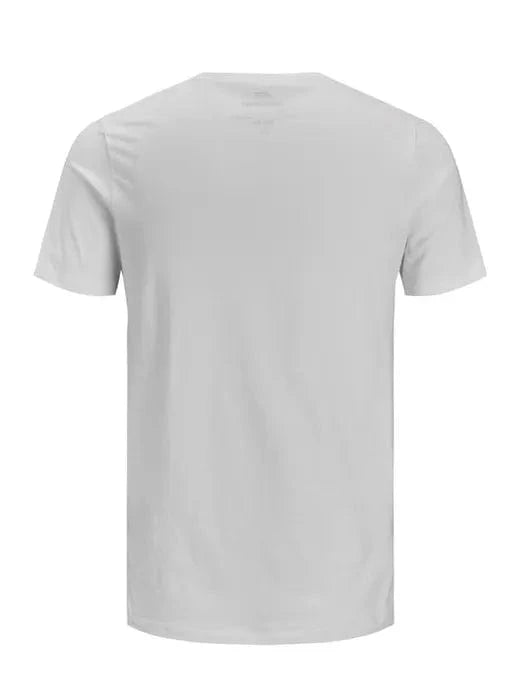 JACK & JONES Mens Tops M / Grey JACK & JONES -  Logoprint T-shirt Heren Grijs