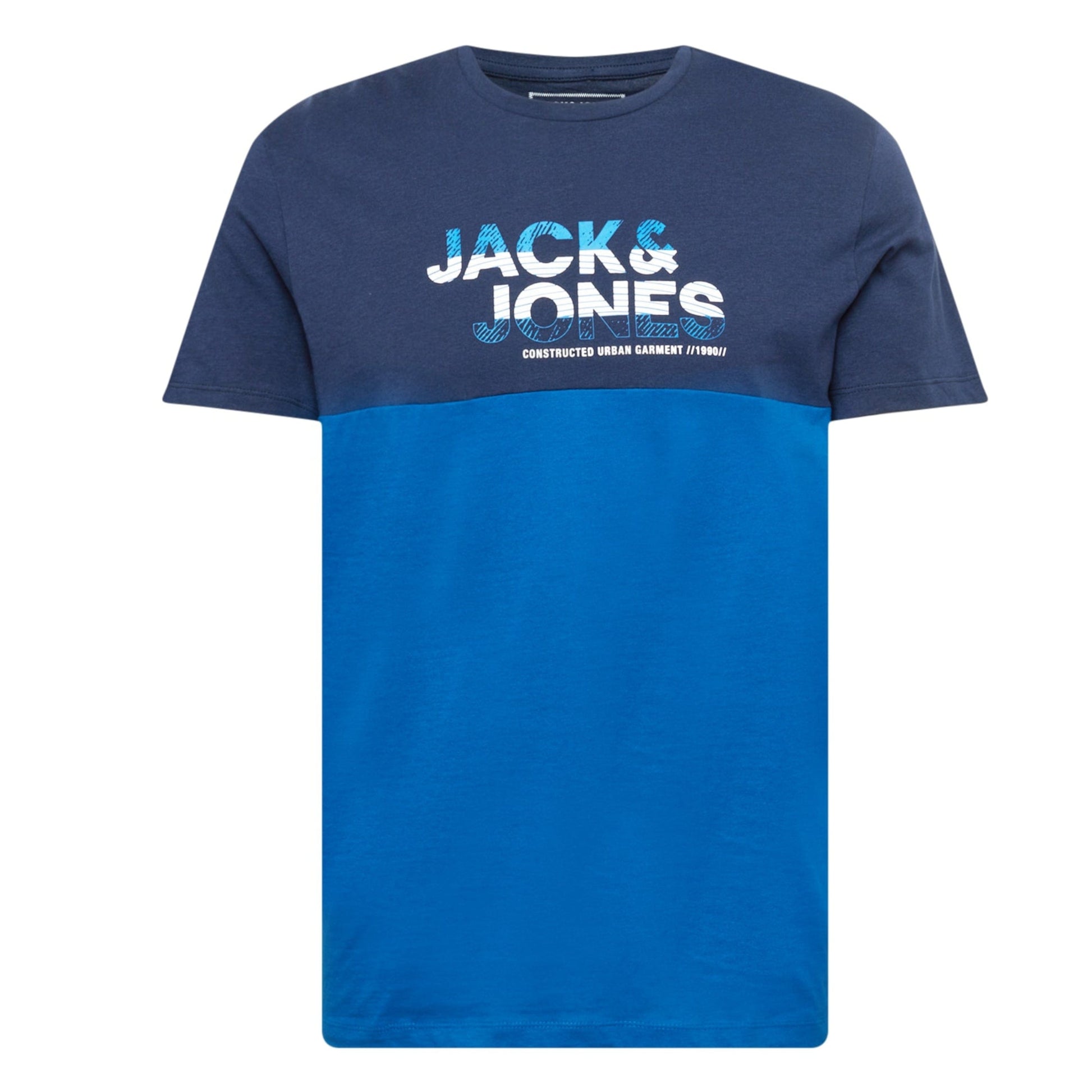 JACK & JONES Mens Tops S / Multi-Color JACK & JONES - Printed Logo Front T-shirt