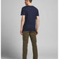 JACK & JONES Mens Tops S / Navy JACK & JONES - Short Sleeve O Neck T-shirt