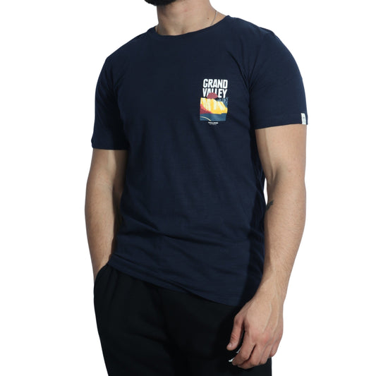 JACK & JONES Mens Tops M / Navy JACK & JONES - Short Sleeve T-Shirt