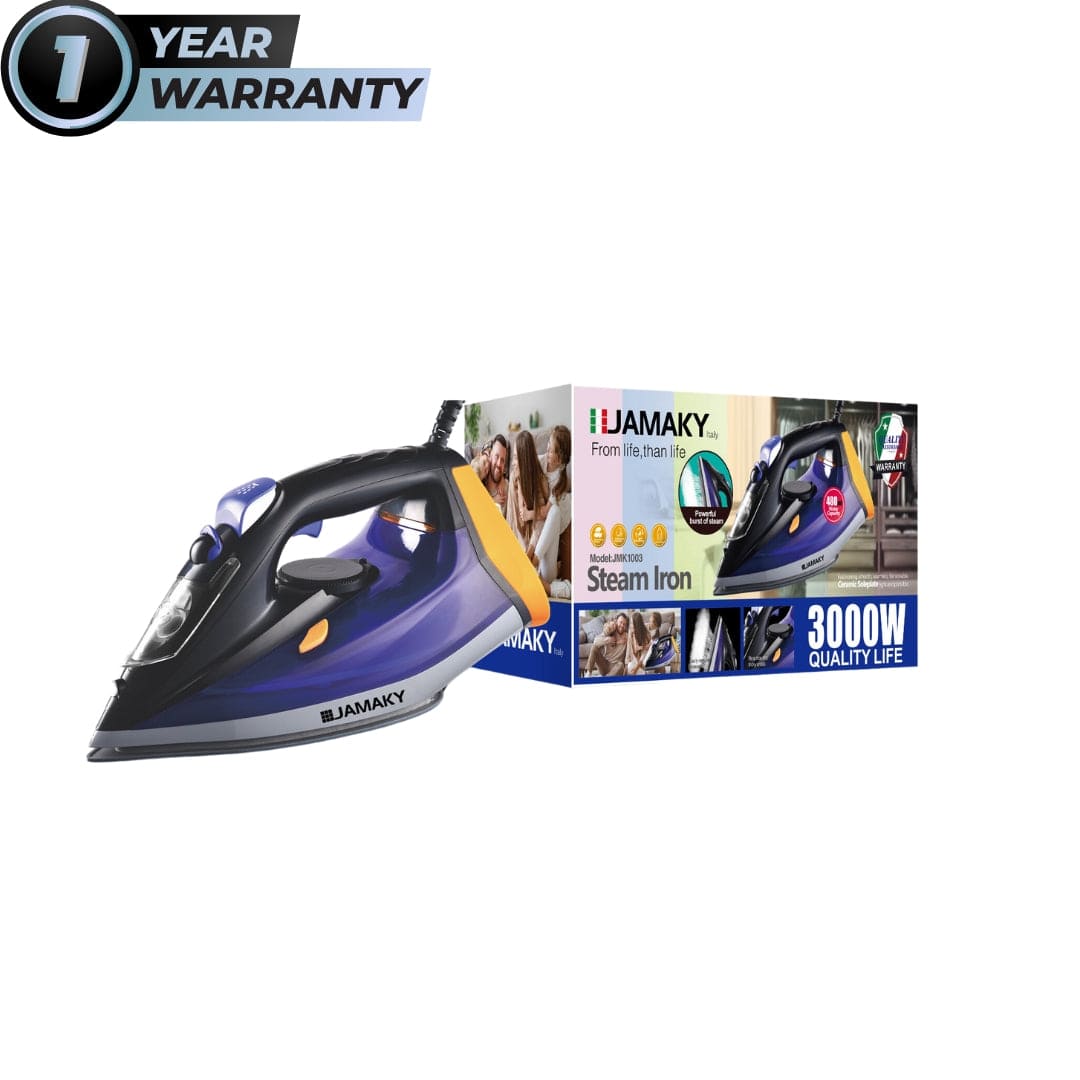 JAMAKY Home Appliances & Accessories 3000 W JAMAKY - Steam Iron 3000 W