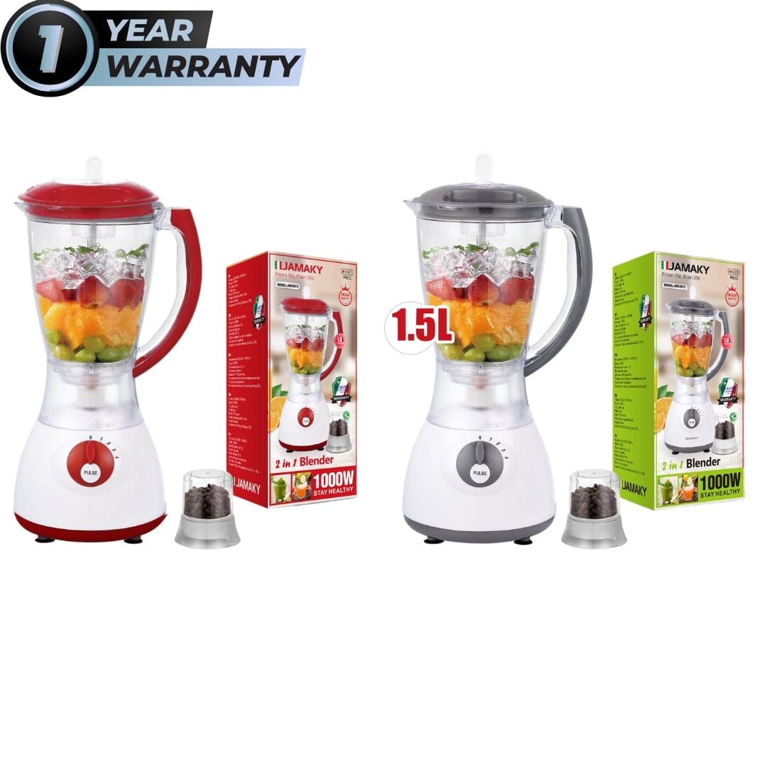 JAMAKY Kitchen Appliances JAMAKY - 2 In 1 Blender 1000W