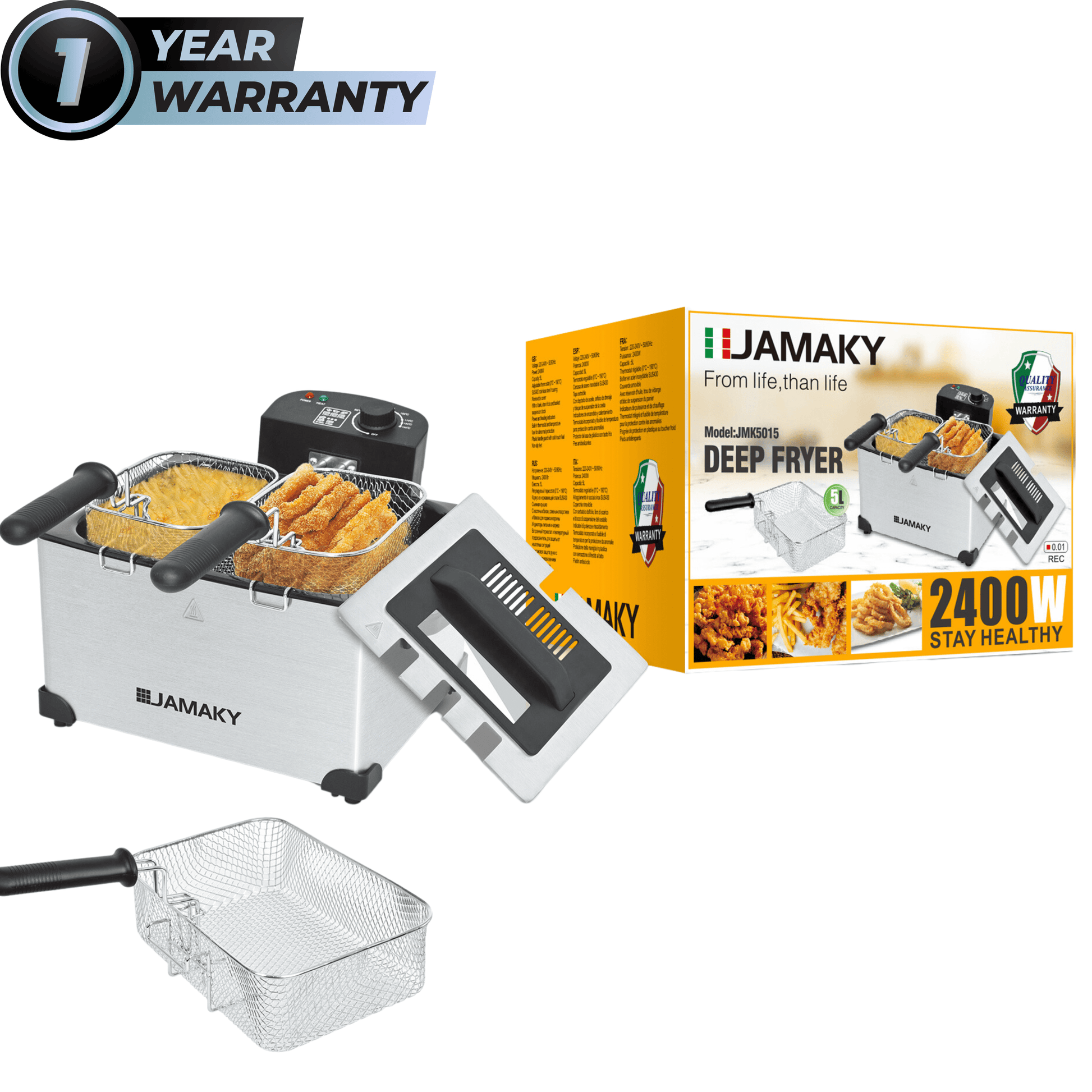 JAMAKY Kitchen Appliances JAMAKY - Deep Fryer