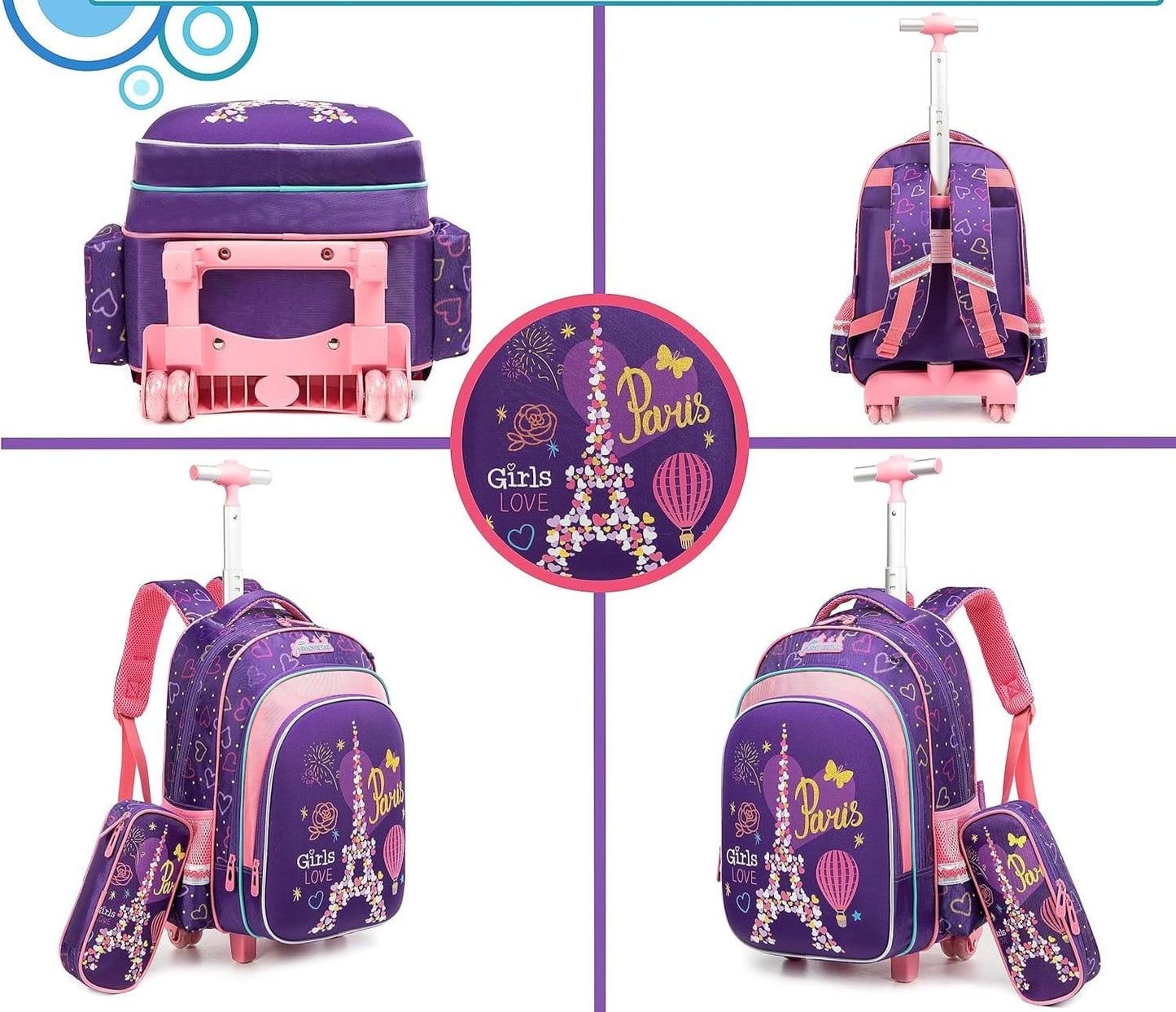 JASMINESTAR School Bags Multi-Color JASMINESTAR - Colorful School Backpack Set