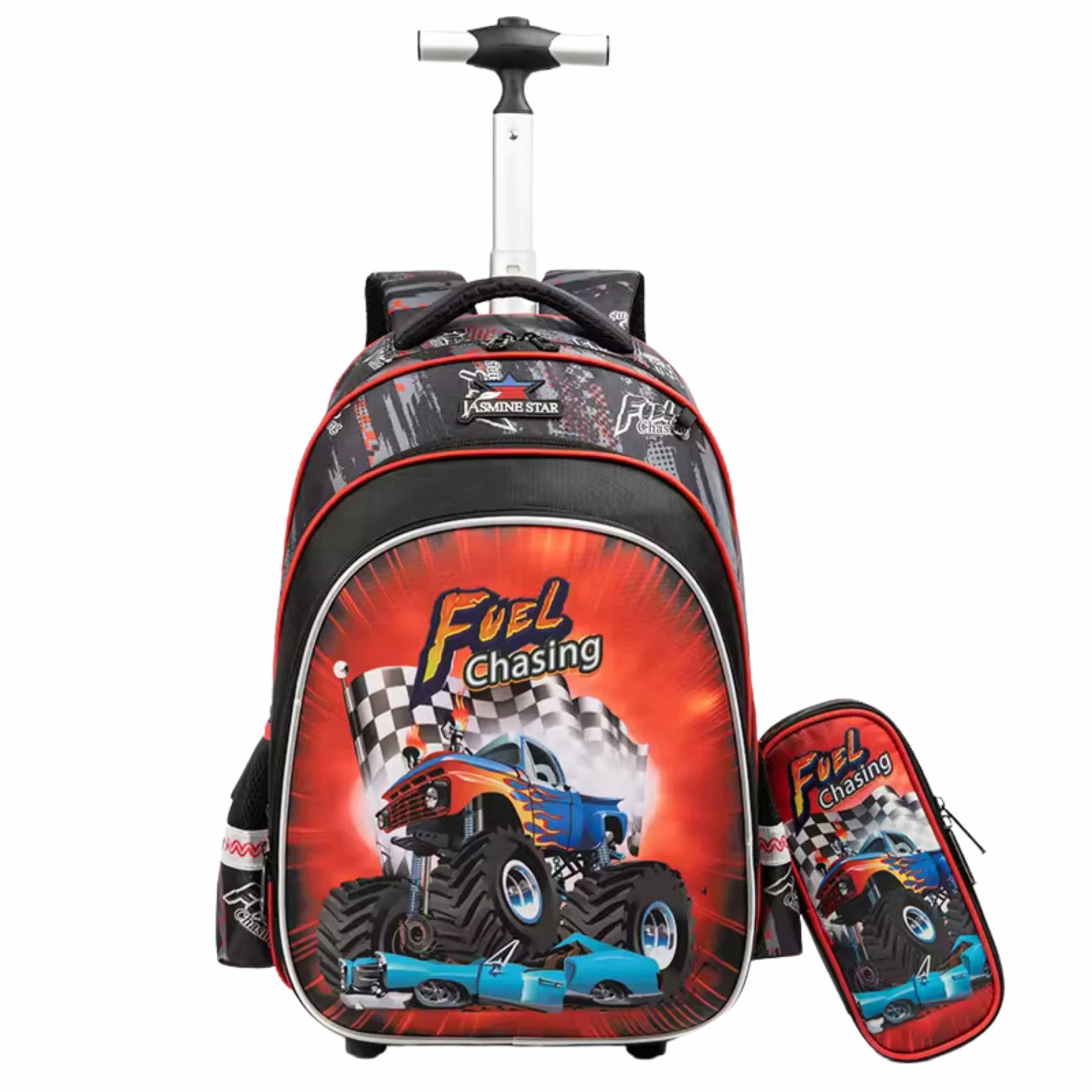 JASMINESTAR School Bags Multi-Color JASMINESTAR - Monster truck trolly school bag