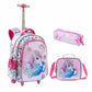 JASMINESTAR School Bags Multi-Color JASMINESTAR - Unicorn Trolley Bags 3 Pcs