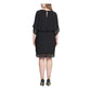 JESSICA HOWARD Womens Dress XL / Black JESSICA HOWARD - Cocktail Blouson Dress Plus