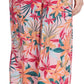 JESSICA SIMPSON Womens Bottoms XL / Multi-Color JESSICA SIMPSON -  Pull on Elastic Waist Cropped Floral Wide Leg