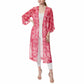 JESSICA SIMPSON Womens Jackets M / Fuchsia JESSICA SIMPSON - Leaf printed cardigan