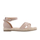 JOURNEE COLLECTION - Faux leather Lyddia Espadrille Flat Sandal